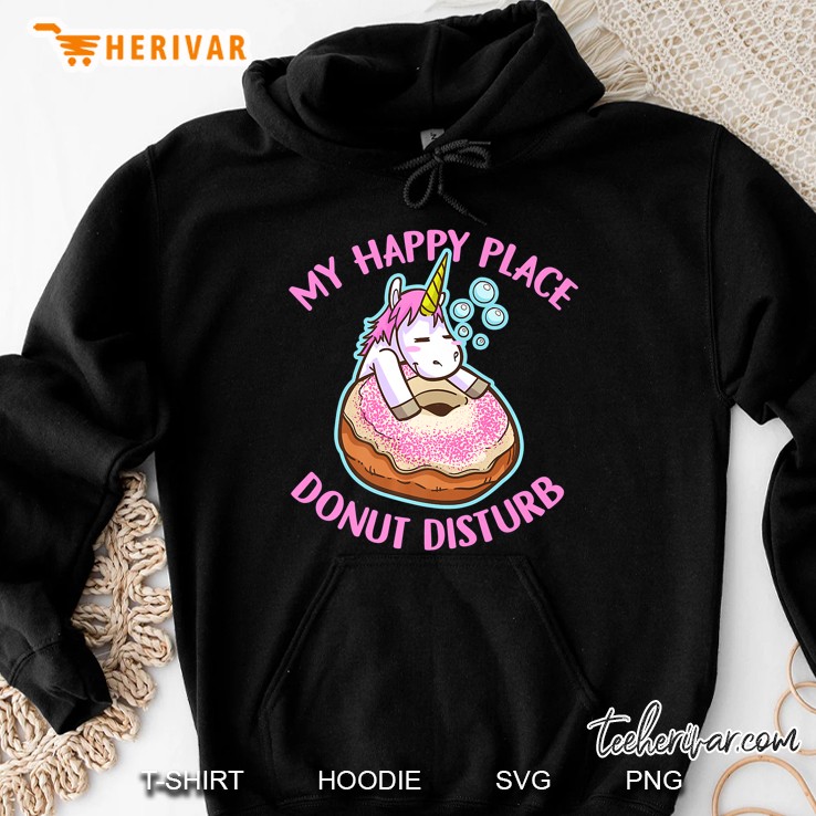 My Happy Place Donut Disturb Unicorn Premium Mugs