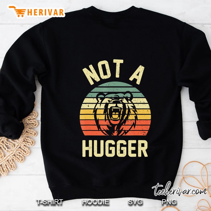 Not A Hugge - Grafic Tees - Grizzly Bear Sweatshirt