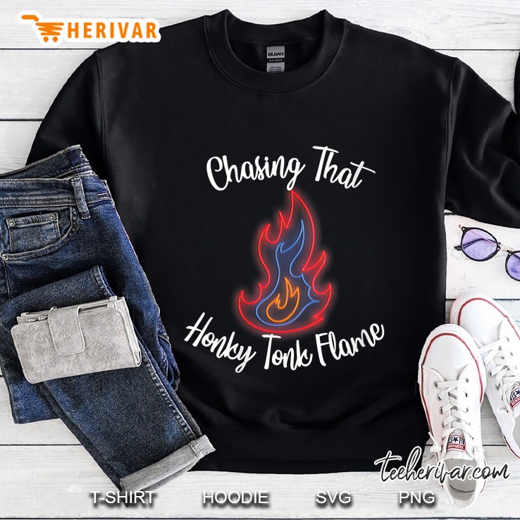 Womens Chasing That Honky Tonk Flame V-Neck Mugs