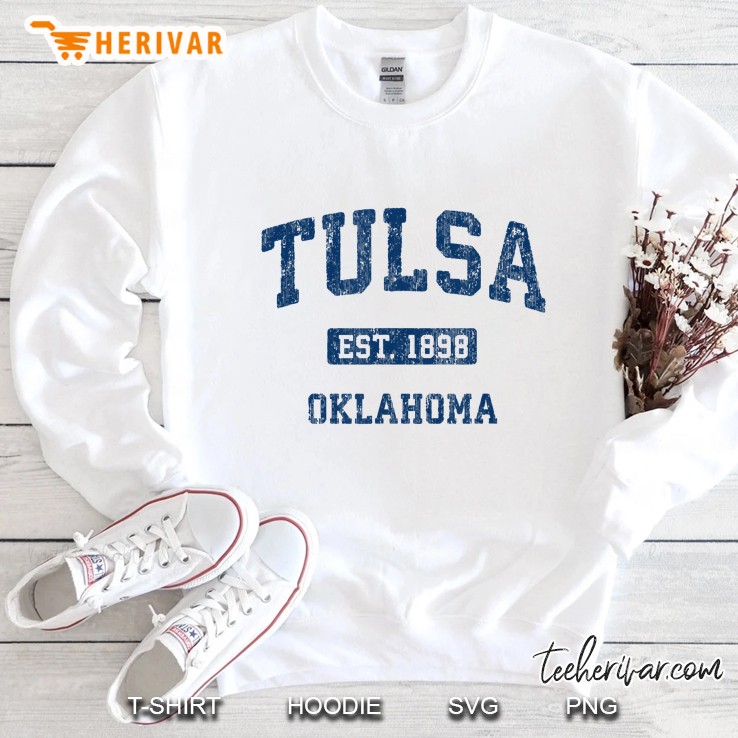 Tulsa Oklahoma Ok Vintage Athletic Sports Design Sweatshirt