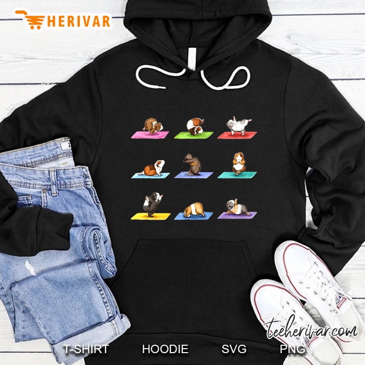 Guinea Pig Yoga Figures Version Hoodie