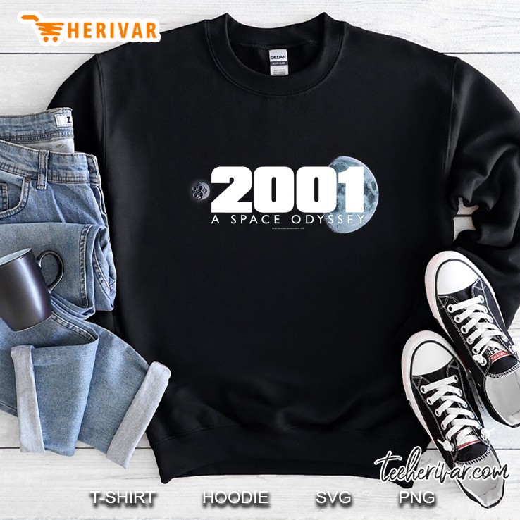 2001 A Space Odyssey Moon Logo Sweatshirt