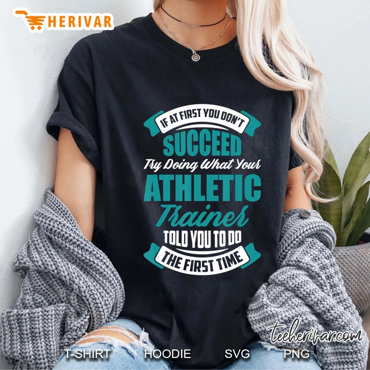 Athletic Trainer Succeed Training Athletes & Design Ladies Tee