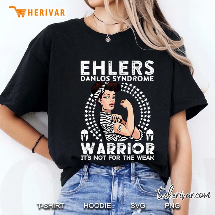 Eds Awareness Warrior Tee Zebra Gift Ehlers Danlos Syndrome Ladies Tee