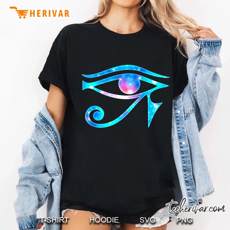 Eye Of Horus Egyptian Protection Symbol Lucky Charms Shirt Ladies Tee