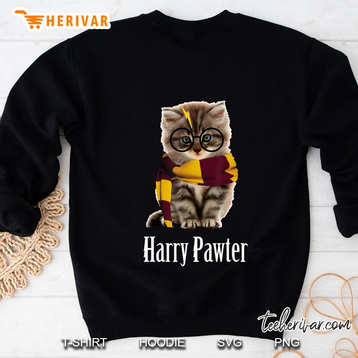 Magic Cat With Glasses , Harry Pawter Funny Sweatshirt