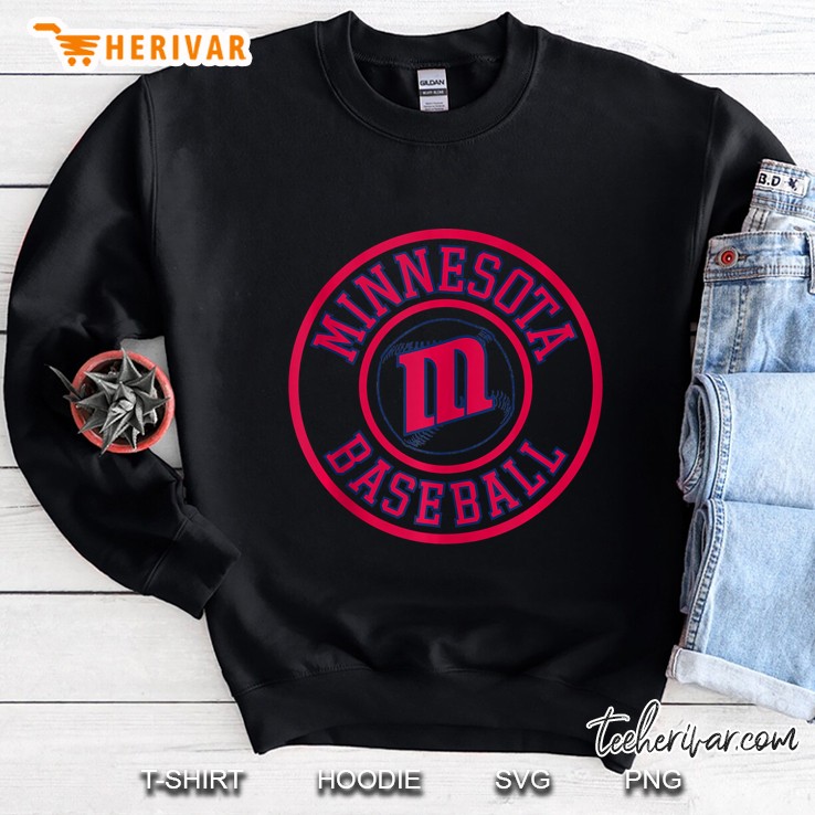 Minnesota Baseball Badge Minneapolis Twin City Sweatshirt