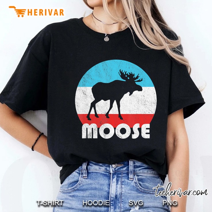 Moose Silhouette Ladies Tee