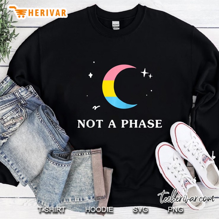 Not A Phase Pansexual Lgbtqia Pan Pride Flag Moon Zip Mugs