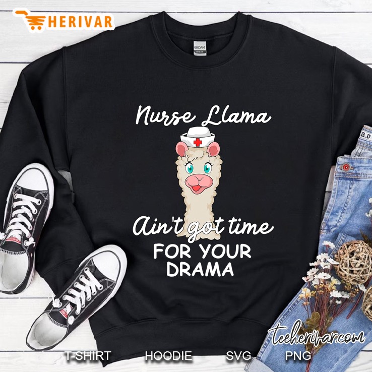Nurse Llama Funny Nursing Registered Practitioner Sweatshirt