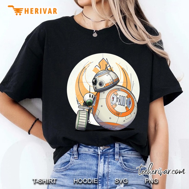 Star Wars The Rise Of Skywalker Bb-8 D-O Droid Bff Ladies Tee