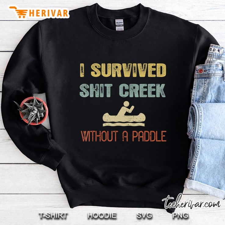 Vintage I Survived Shit Creek - Funny Saying Mugs