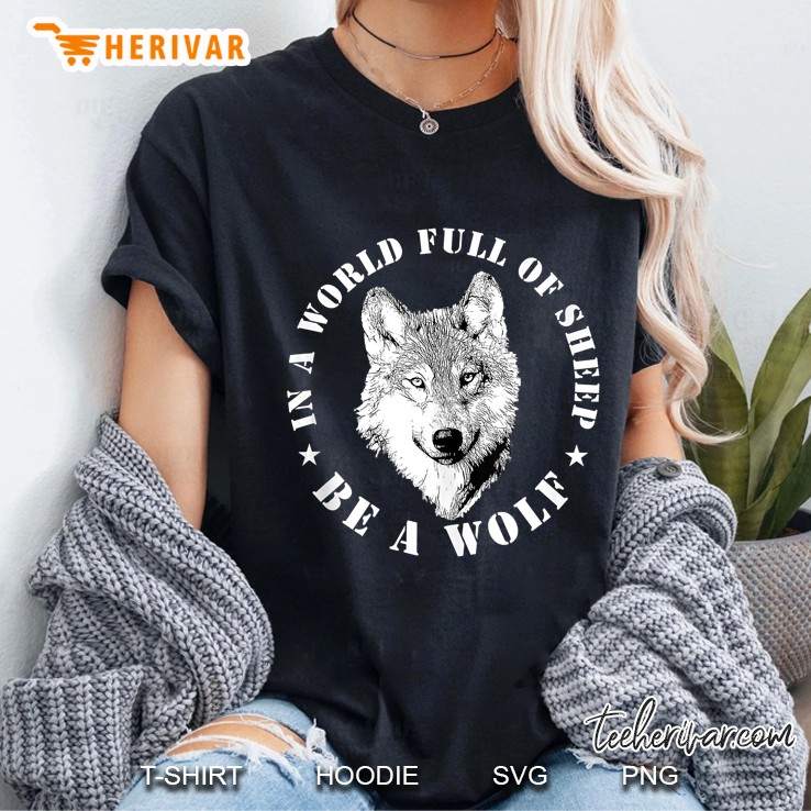 Wolves Inspiration Quote Wolf Leader Wolve Motivation Ladies Tee