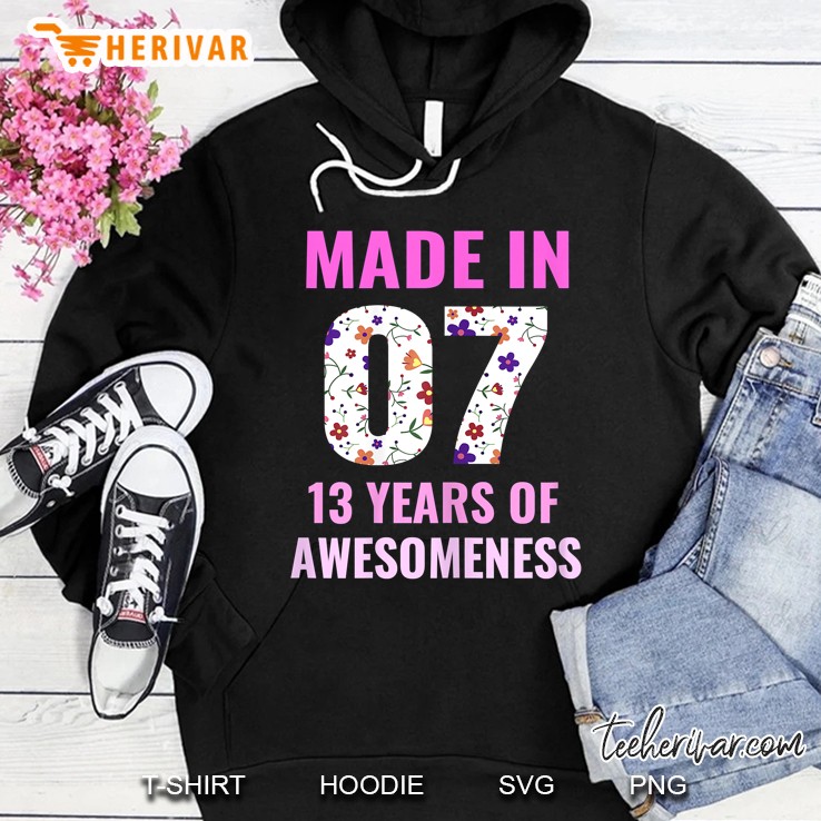 Womens 13 Year Old Girl 13Th Birthday Gift Born In 2007 Mugs