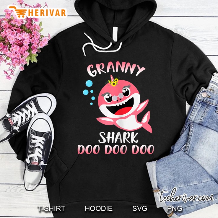 Womens Granny Shark Doo Doo Shirt Matching Family Shark Hoodie