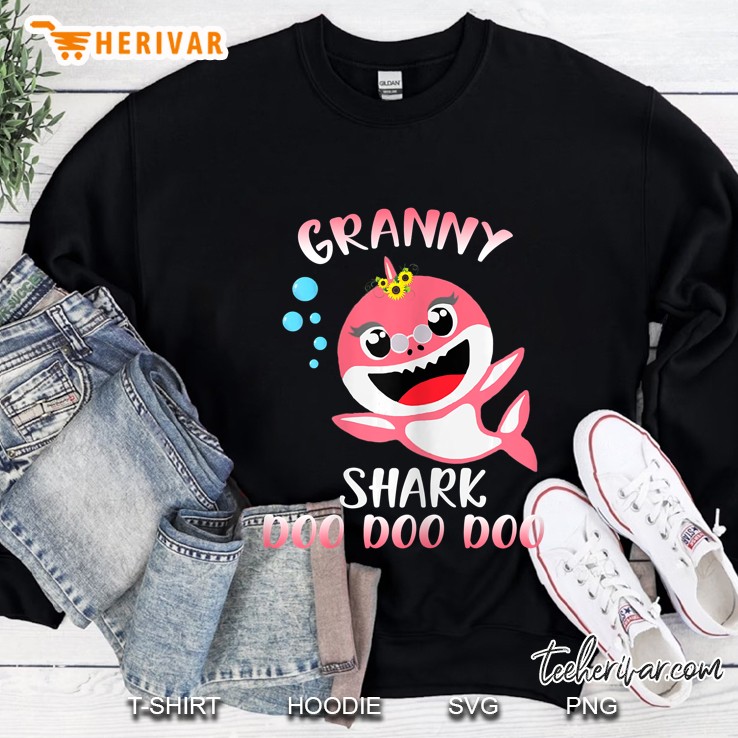Womens Granny Shark Doo Doo Shirt Matching Family Shark Sweatshirt