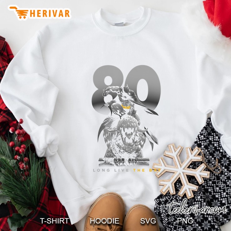 Batman 80 Years Long Live The Bat Sweatshirt