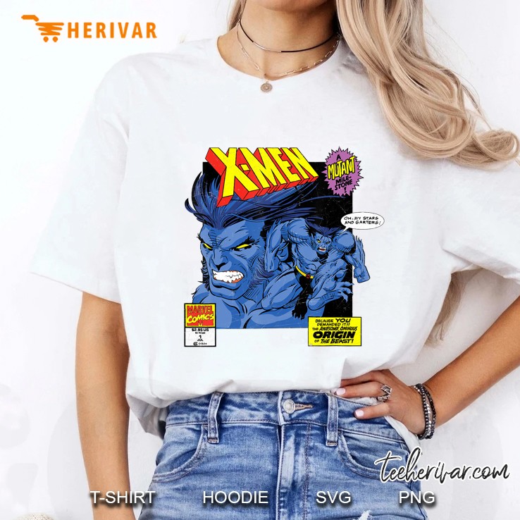 Marvel X-Men The Beast Mutant Milestone Comic Ladies Tee