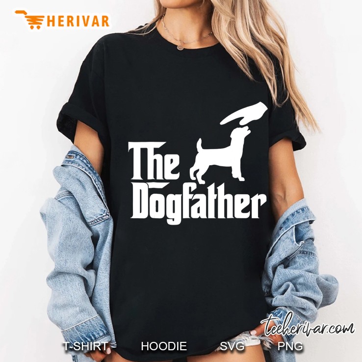 Jack Russel Terrier The Dogfather Funny Dog Ladies Tee