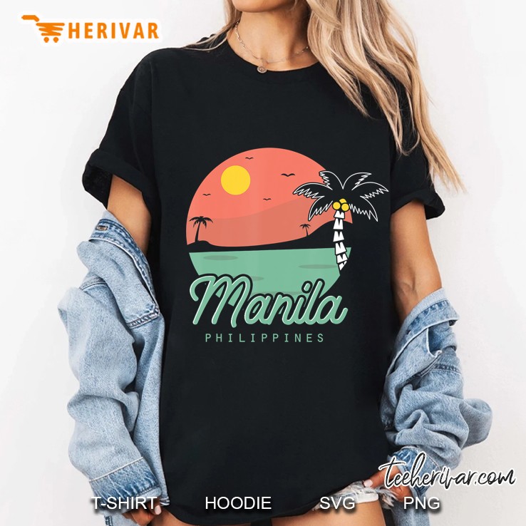 Manila Filipino Pinoy Summer Philippines Ladies Tee