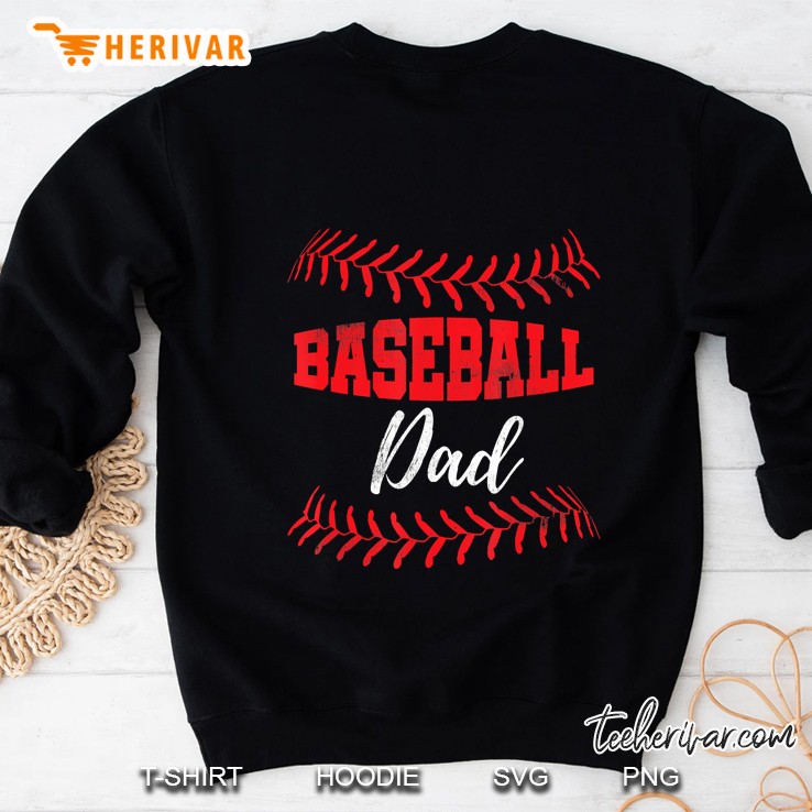 Mens Baseball Inspired Dad Fathers Day Sweatshirt
