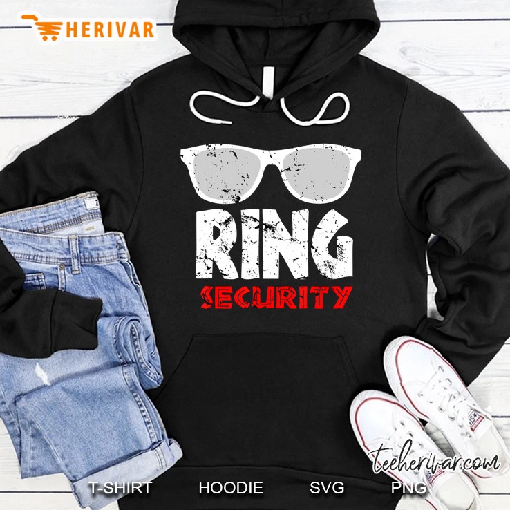 A Kid Ring Security Ring Bearer Funny Boys Wedding Party Hoodie