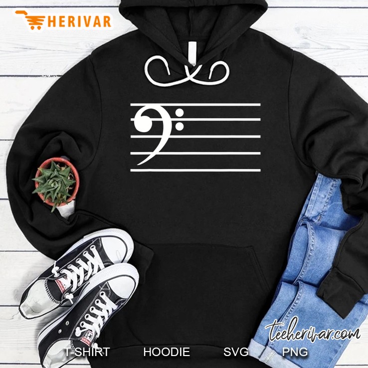 Bass Clef Note Hoodie
