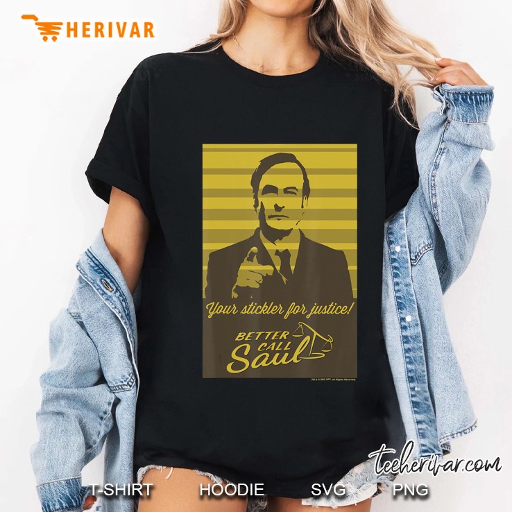 Better Call Saul Your Stickler For Justice! Retro Poster Hoodie