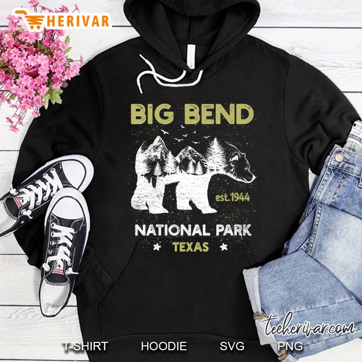 Big Bend Texas Us National Park Camping Hiking Vacation Tee Hoodie