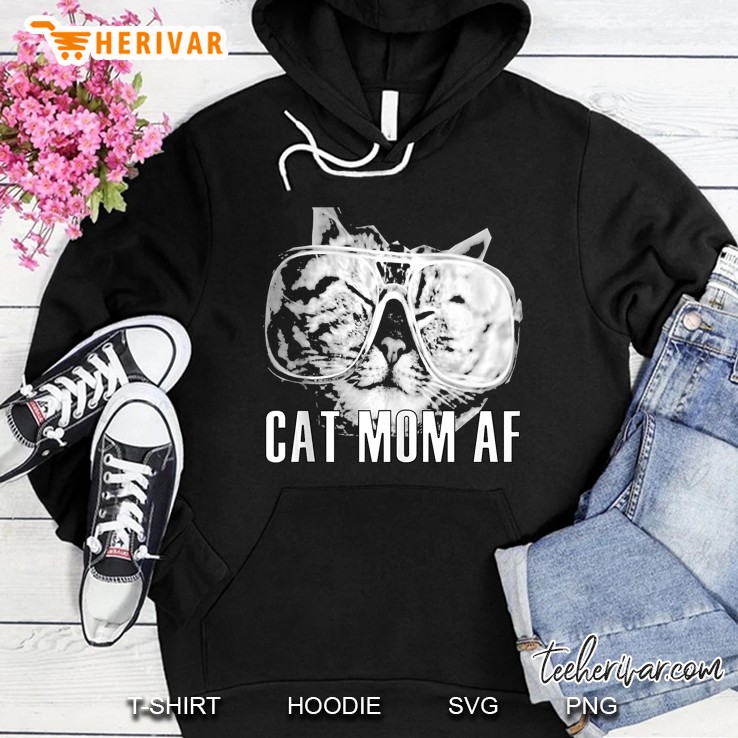 Cat Mom Af Tank Top Mugs