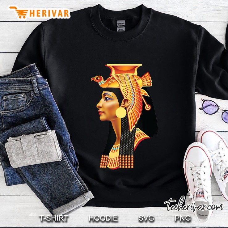 Egyptian Queen Cleopatra Head - Ancient Egypt Tee Sweatshirt