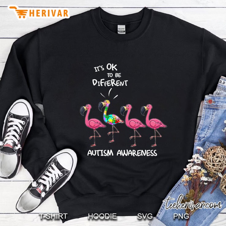 Flamingo Puzzle Autism Awareness It