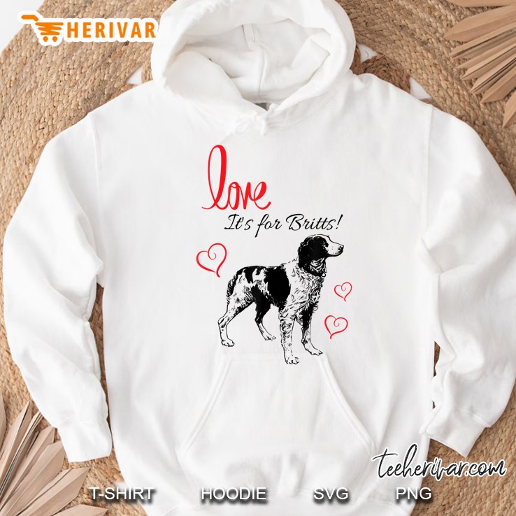 Love Britts! Brittany Spaniel Hunting Dog Valentine