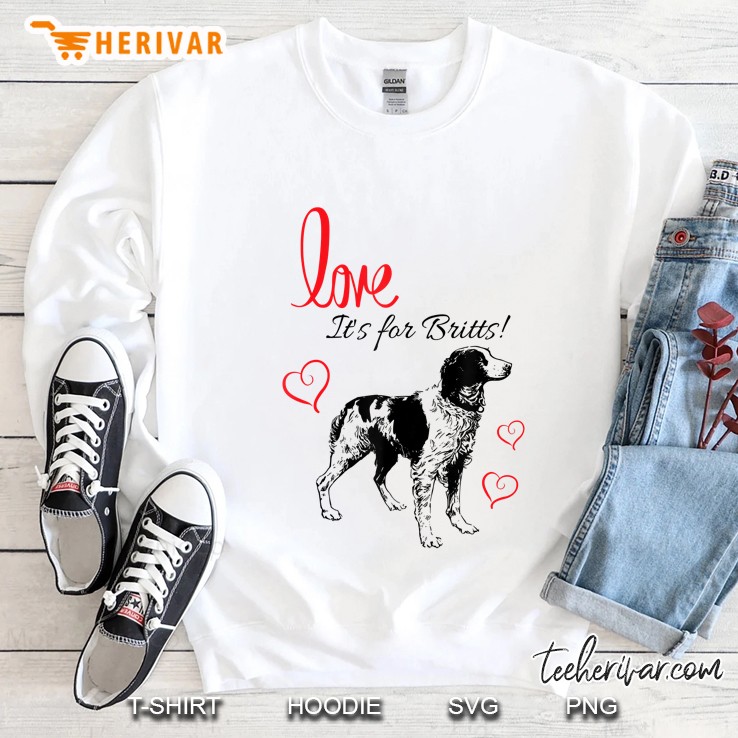 Love Britts! Brittany Spaniel Hunting Dog Valentine
