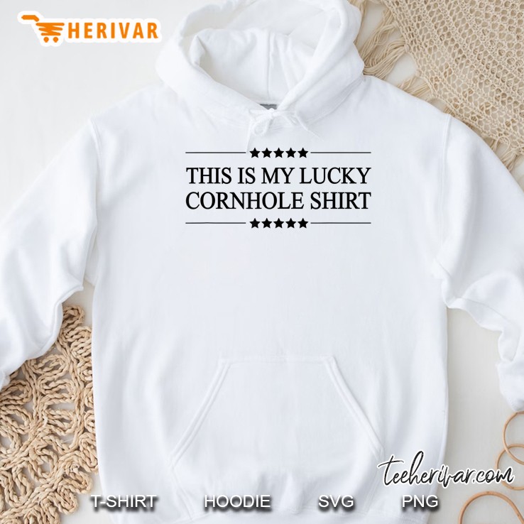 This Is My Lucky Cornhole - Top Funny Bags - Graphic Hoodie