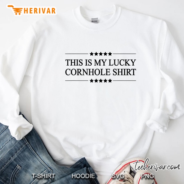 This Is My Lucky Cornhole - Top Funny Bags - Graphic Sweatshirt