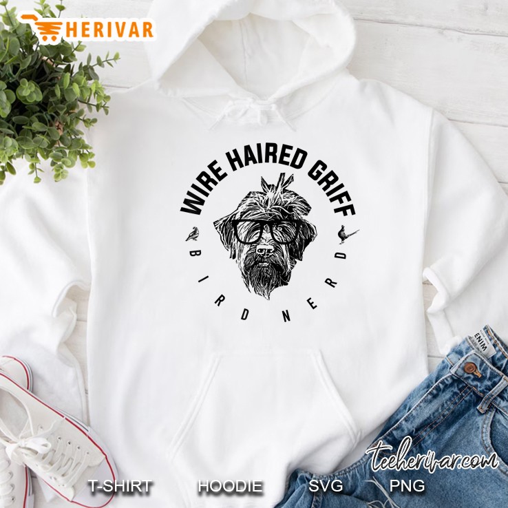 Wirehaired Griffon Bird Nerd Hoodie