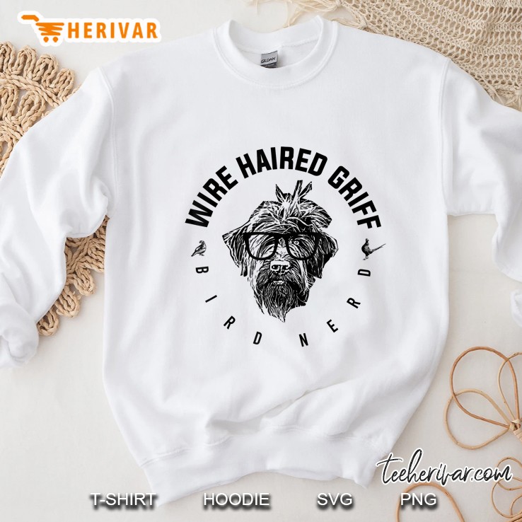 Wirehaired Griffon Bird Nerd Sweatshirt
