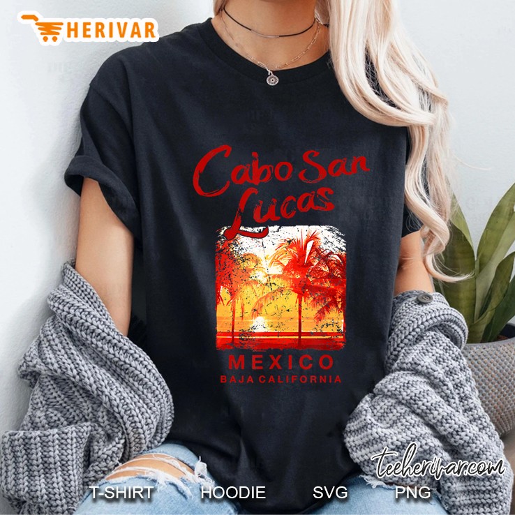 Cabo San Lucas Mexico Baja California Vintage Ladies Tee