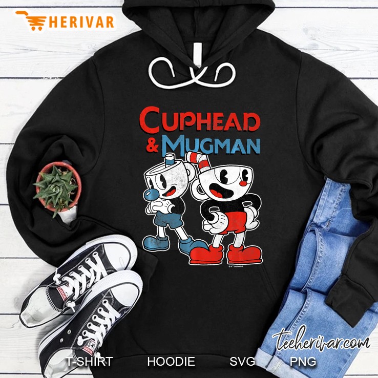 Cuphead & Mugman Dynamic Duo Premium Hoodie