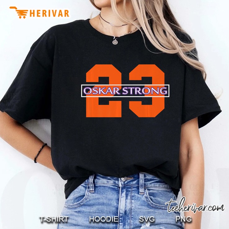 Flyers Fight Against Cancer - Oskar Strong Hockey Fight Premium Ladies Tee