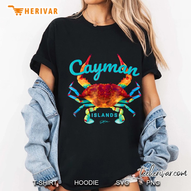 Jcombs Cayman Islands, Blue Crab Ladies Tee