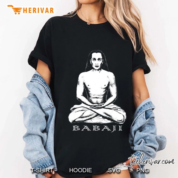 Mahavatar Babaji Guru Ascended Master Meditation Ladies Tee