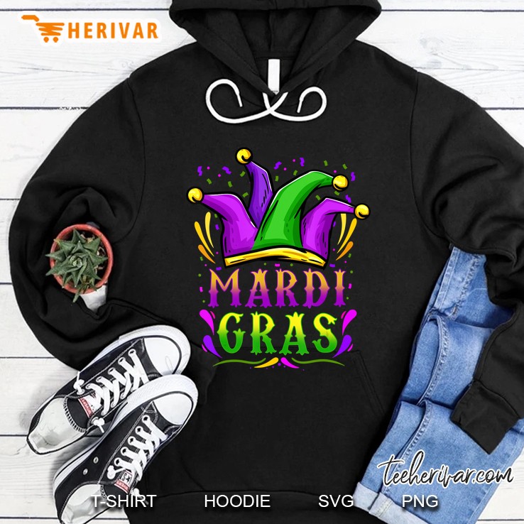 Mardi Gras Party Hat Gift Hoodie