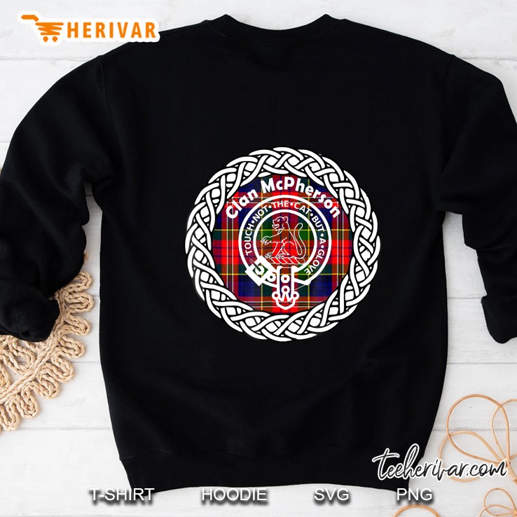 Mcpherson Surname Last Name Scottish Clan Tartan Crest Sweatshirt