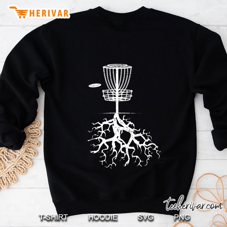 Artistic Disc Golf Basket Frisbee Golfing Cool Sports Gifts Sweatshirt