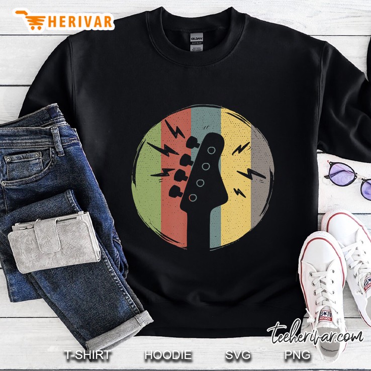 Awesome Bass Guitar Guitarist Vintage Musician Sweatshirt