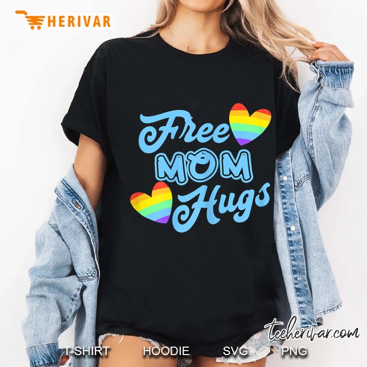 Free Mom Hugs Ladies Tee