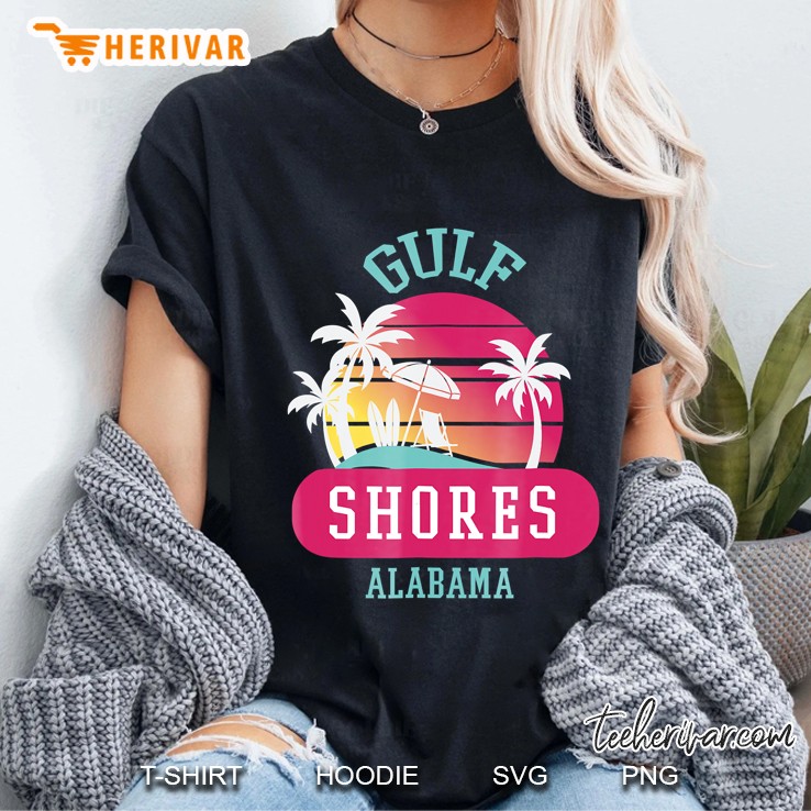 Gulf Shores Alabama Sunset Men Women Kid Novelty Tee Hoodie