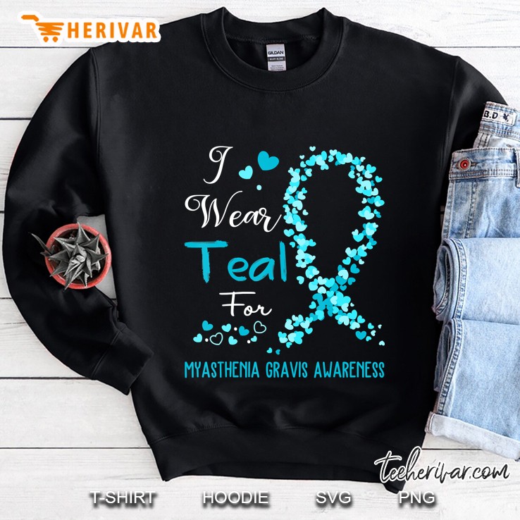 I Wear Teal For Myasthenia Gravis Awareness Mugs